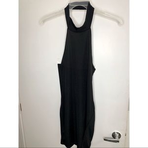 Black Prettylittlething sexy classic dinner dress